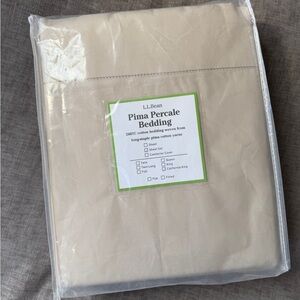 L.L. Bean Sheet Set in Soft Sand LL Bean Cali King Sheets